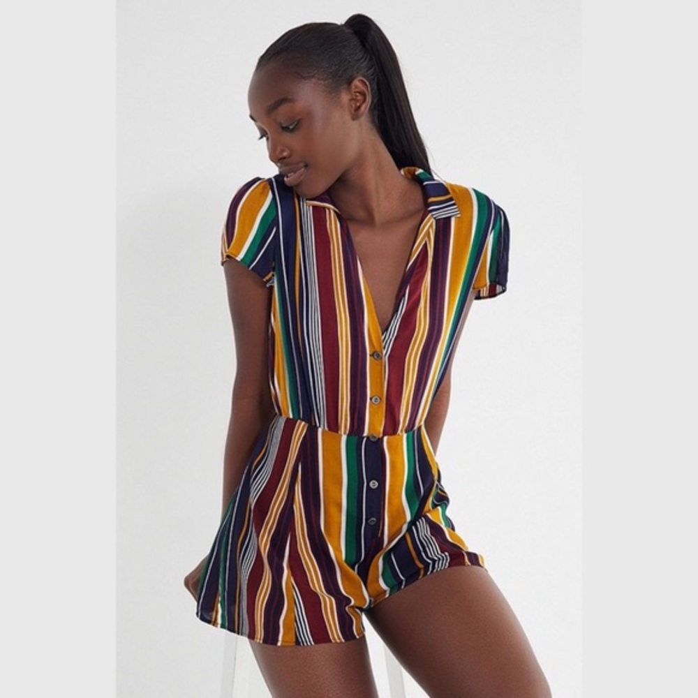 UO meant to be button down romper